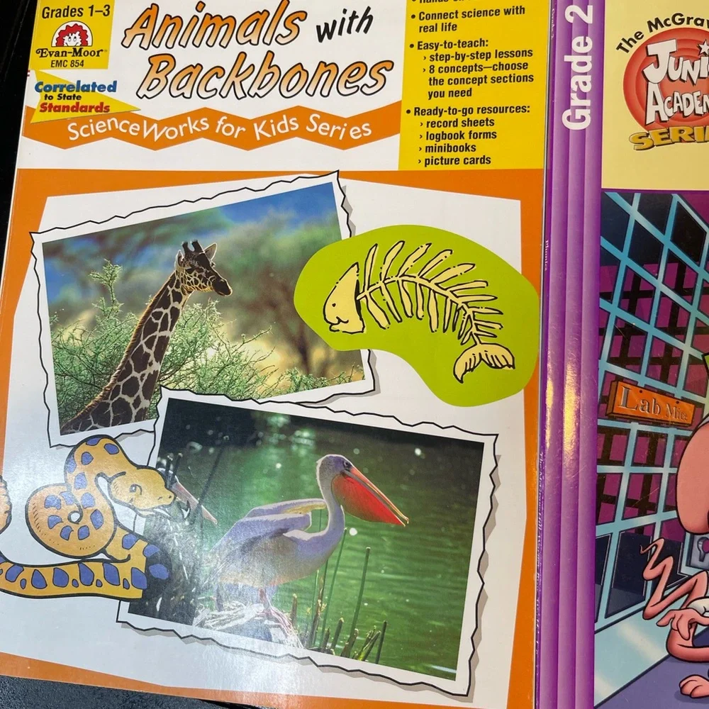 Educational Activity Book Set for Kids